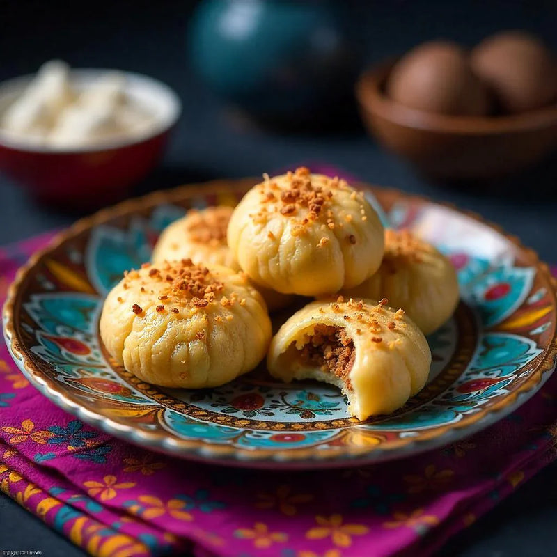 Coconut Sugar Kozhukattai (Sweet Modak)