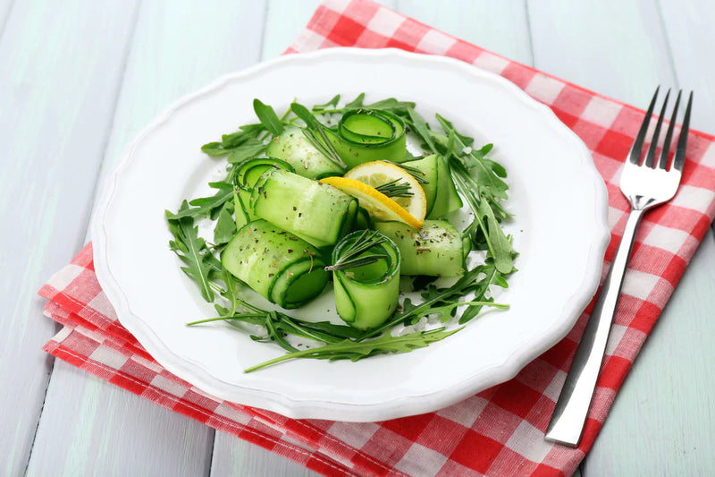 Coconut Vinegar Cucumber Salad