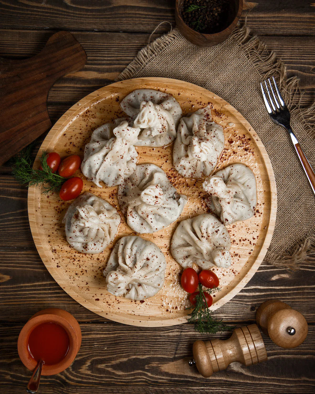 Garlic Coconut Veggie Dumplings