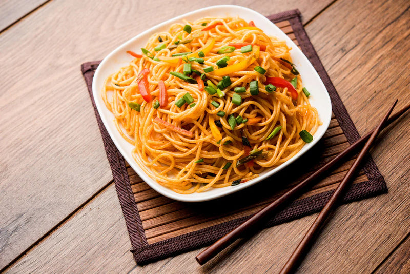 Hakka Noodles with Coconut Aminos