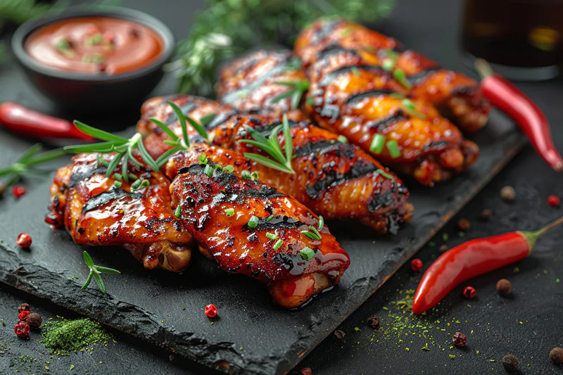 Sticky Coconut Aminos Chicken Wings