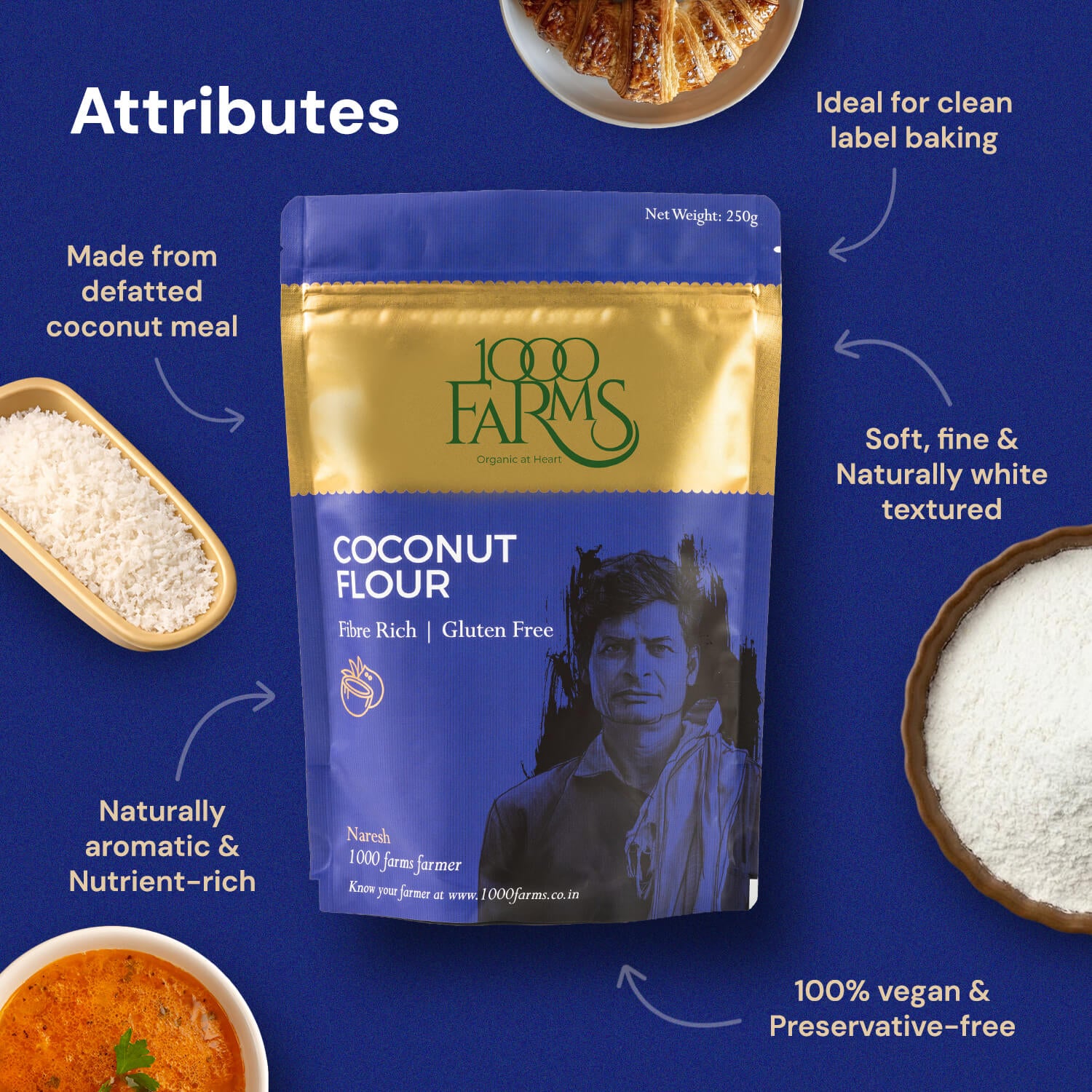 Gluten-Free Coconut Flour - 250g