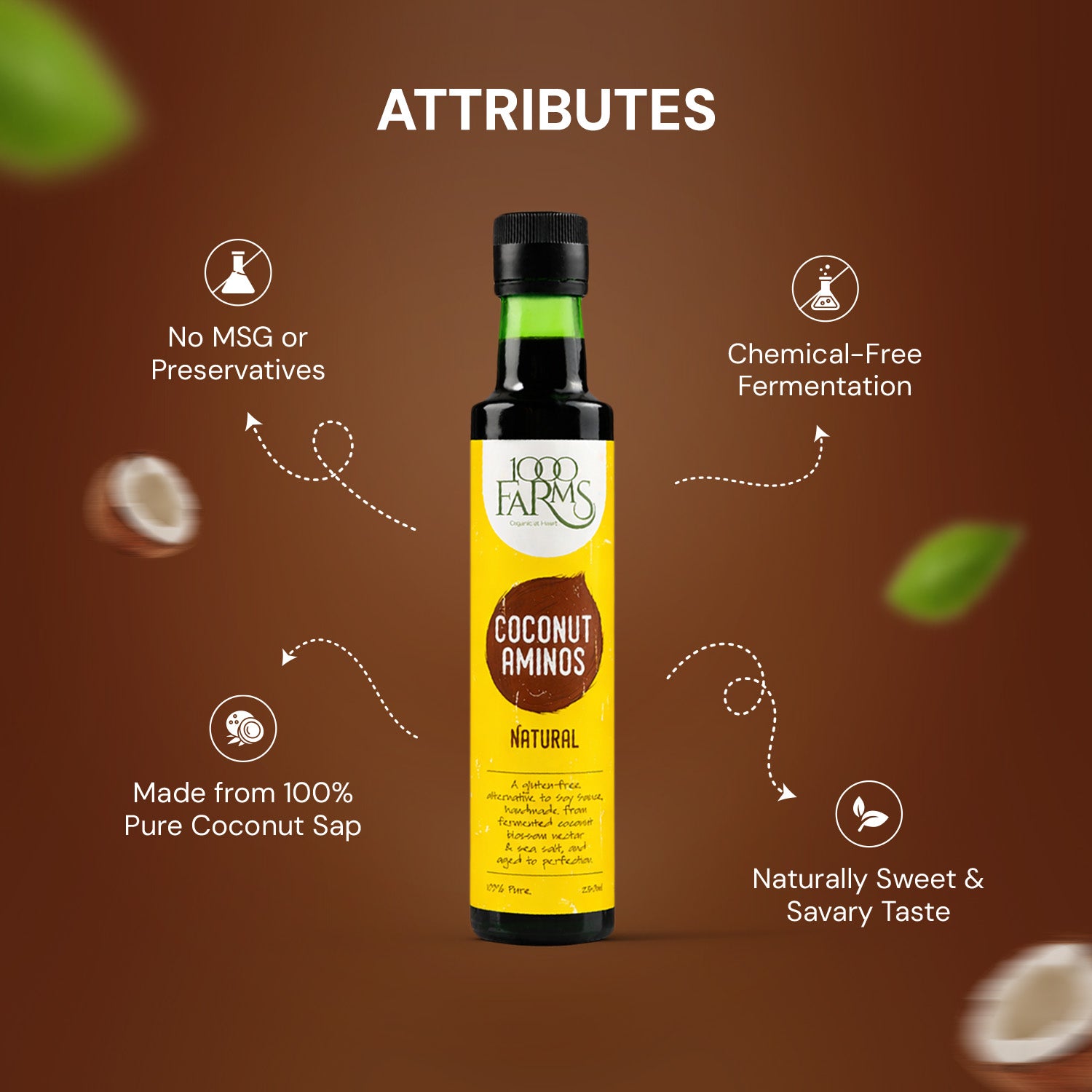 Coconut Aminos Natural - 250ml