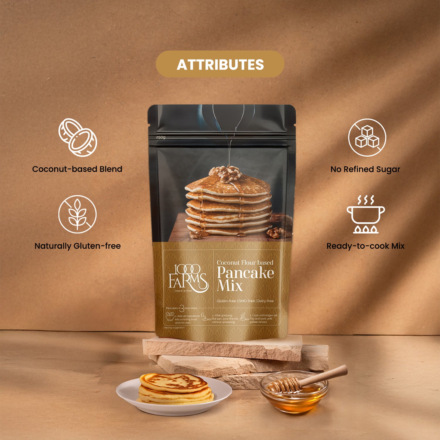 Coconut Based Pancake Mix